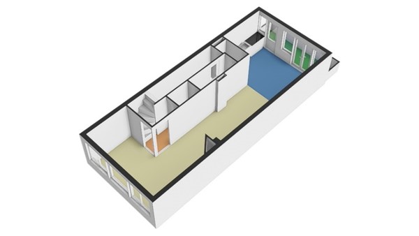 Floorplan - Noorderhavenkade 154A03, 3038 XV Rotterdam